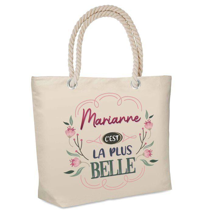 Sac cabas - PLANETEE - Marianne la plus belle - Isotherme - Jute - Imprimé en France