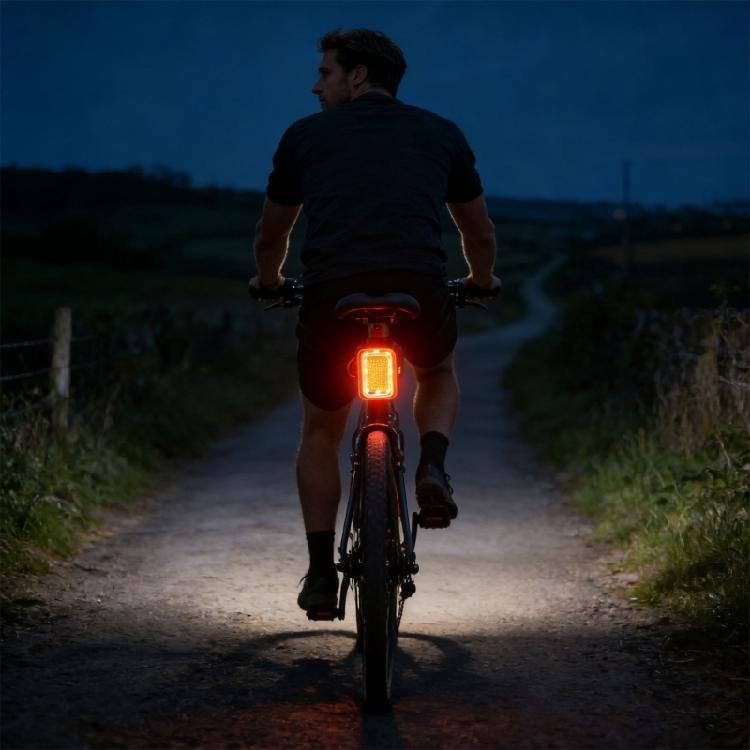 Road Bikes Security Light Rechargeable Bicycles Light Night Cycling Tail Lamp for Mountain Bikes & Commuters