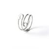 Silver Color Pin Adjustable Opening Finger Rings For Women Jewelry Gift Custom Jewelry