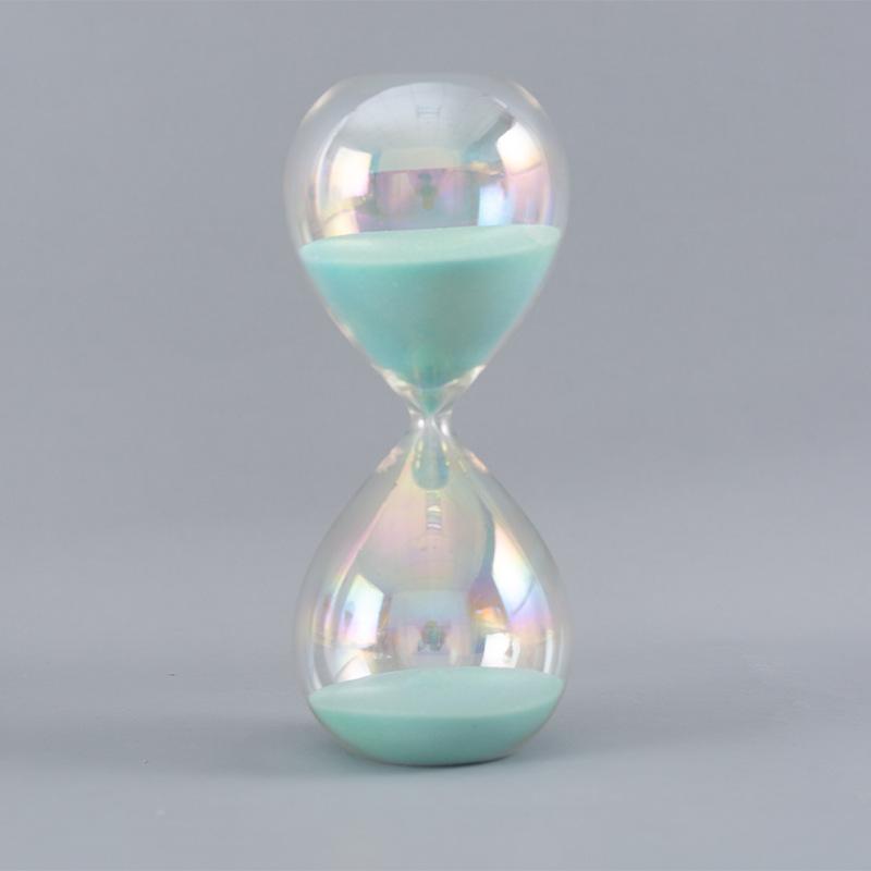 Bicchiere Sabbia Colorato da 30 Minuti Ornamento Divertente per Scrivania Casa Giorno della Laurea dei Bambini Regalo di Compleanno Regalo per Viaggi di Lavoro