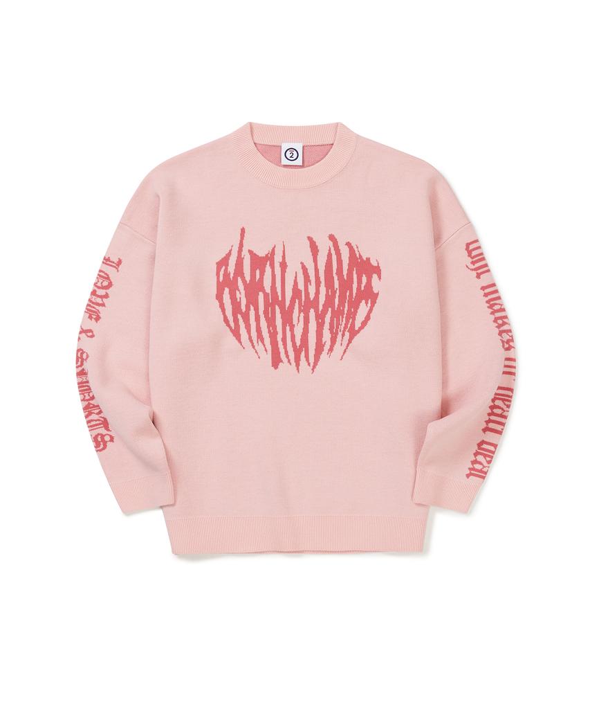 BORN CHAMPS Heart Tribal Logo Knit B23Ft16Pk
