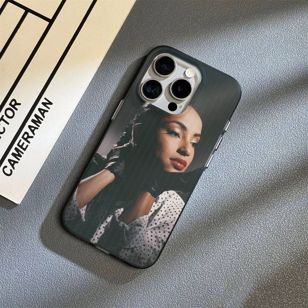 Singer Sade Adu Phone Case For IPhone 11 12 13 14 15 16 17 Pro Max PLUS Pro Wave Corrugated Silicone Case