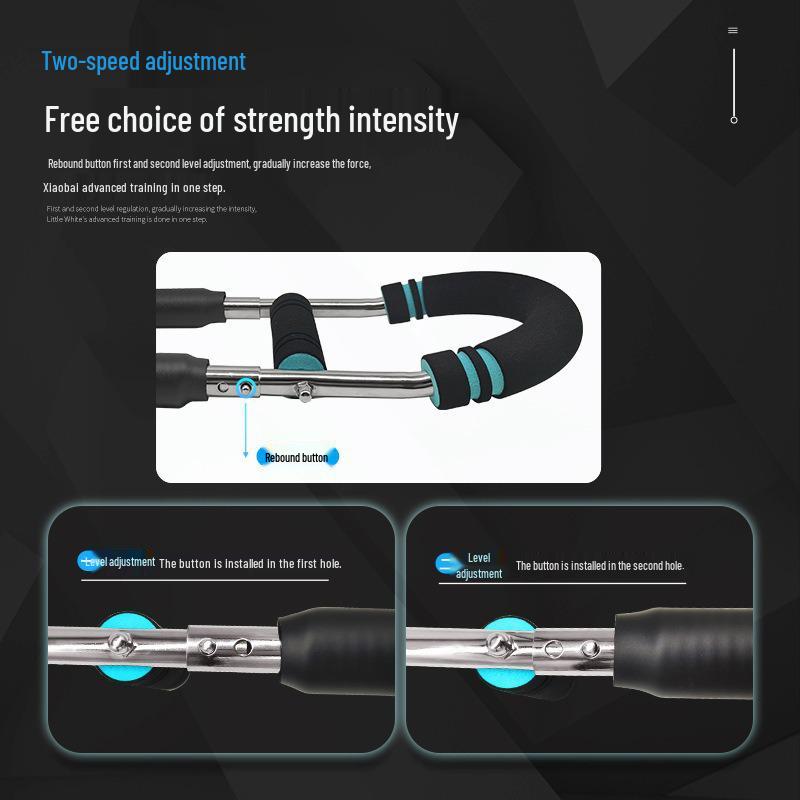 Verstellbarer U-förmiger Armkrafttrainer für Heimfitness