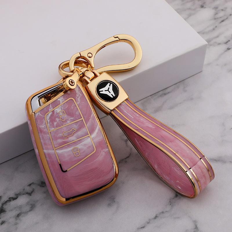 Applicable To Volkswagen Maiteng Key Cover Passat CC Golf 8 Lot Id4 Lingdu L Touon X Car Case Buckle