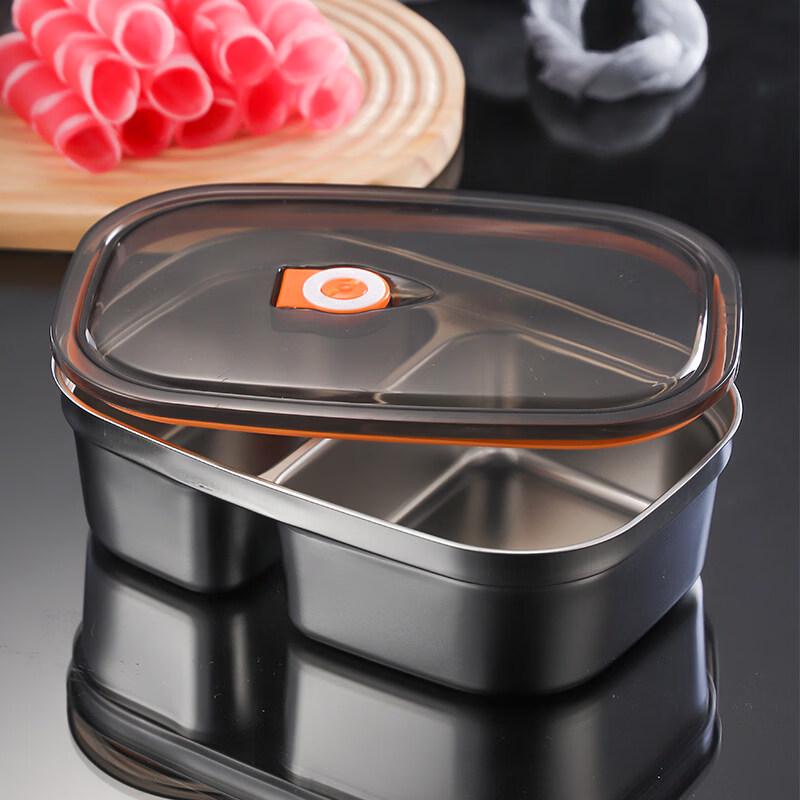 304 Edelstahl 2-Fächer Kinder Lunchbox