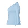 I Saw It First Womens/Ladies Draped One Shoulder Top