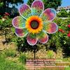 Mehrere Stile Drehende Sonnenblume Windspiel Große Drehteller Windmühle Outdoor Party Picknick Dekoration