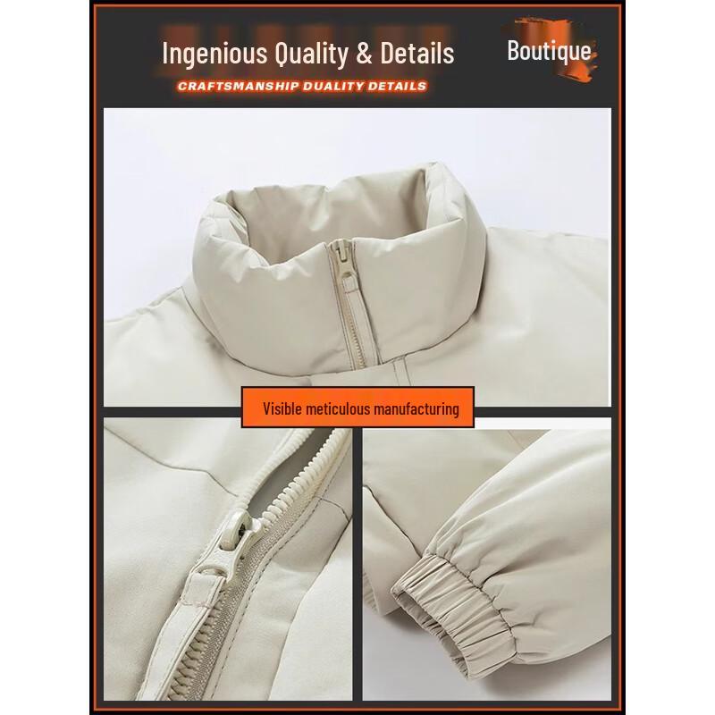 Wassup Sohot Men's Stand Collar Padded Jacket