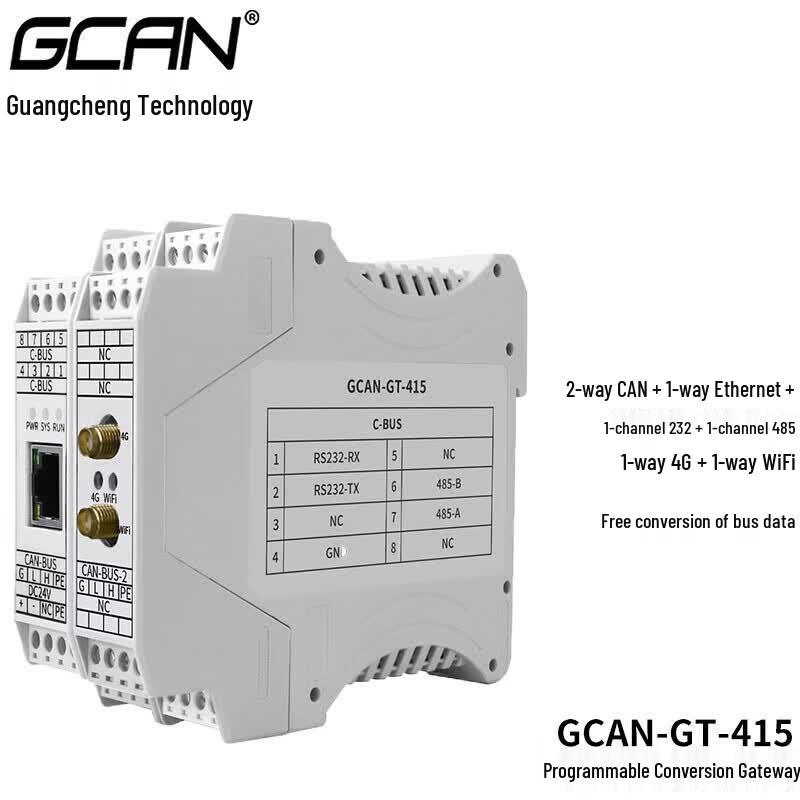 

GCAN GT-415 Programmable Industrial Gateway