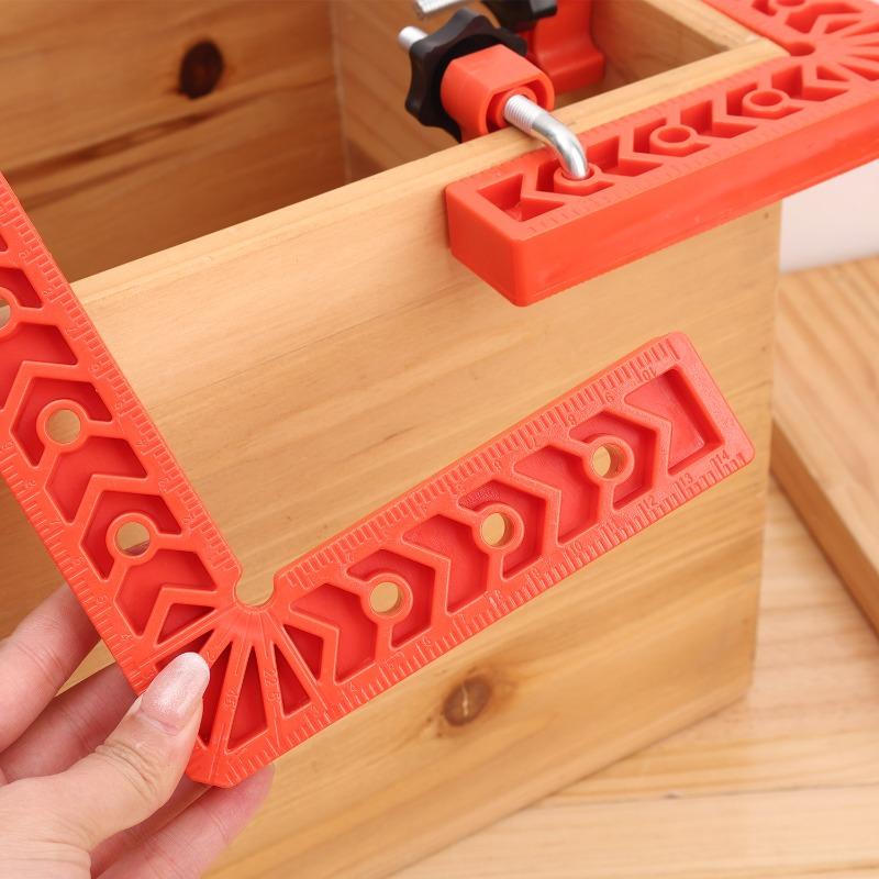 90° Right Angle Ruler Holder Positioning Squares Clamp Wood Clips L-Shaped Corner Spacer Fixing Clamps Gripper Woodworking Tools
