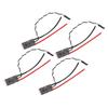 Black Brushless Electronic Speed Controller RGB LED High Speed Controlling Interference Resistant