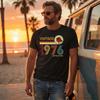 50. Geburtstag Shirt Geboren 1976 50 Jahre Alt Geschenke Retro Palme T-Shirt Tee