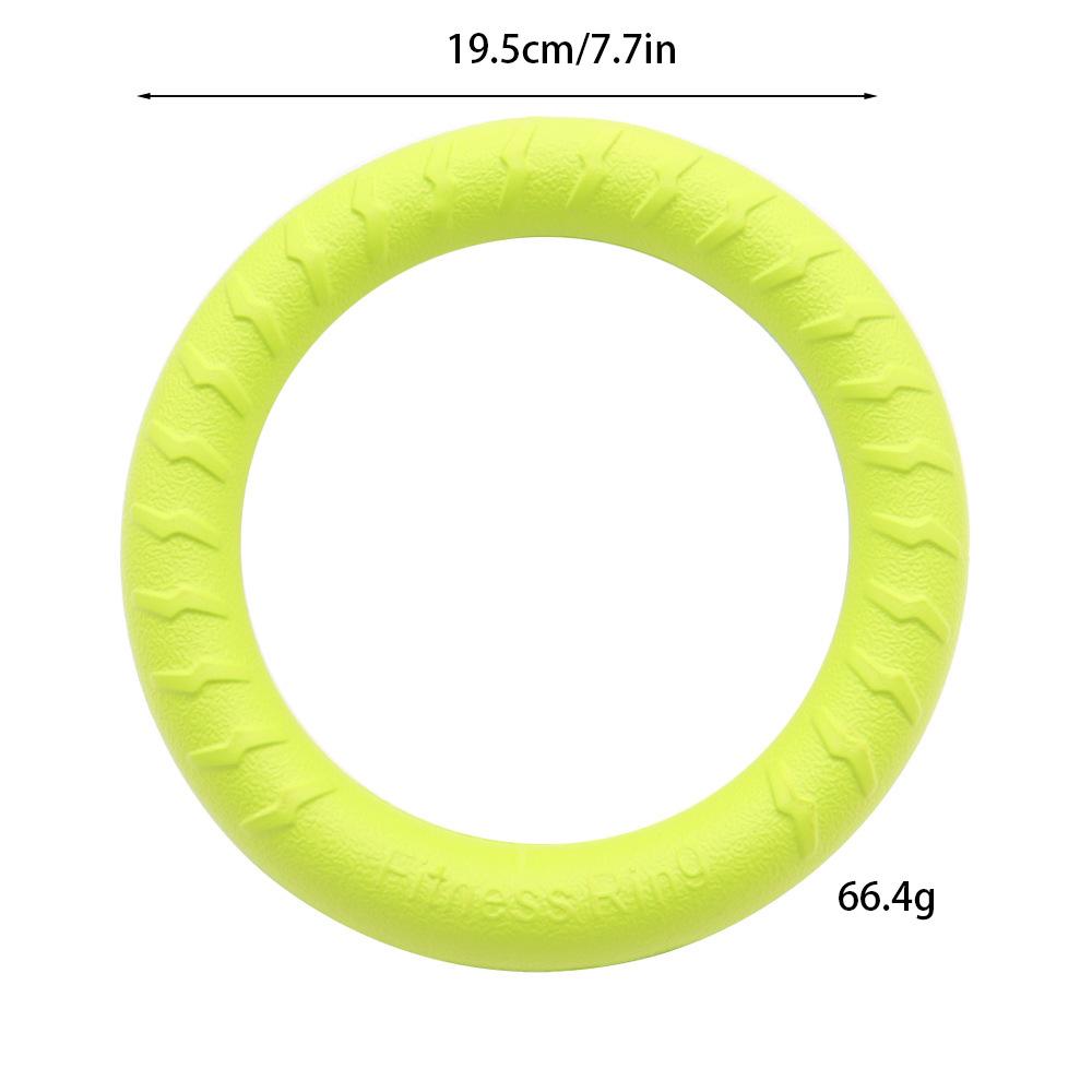 Dog Toys Pet Flying Disk Training Ring Puller Anti-Bite Floating Interactive Supplies Dog Toys Aggressive Chewing