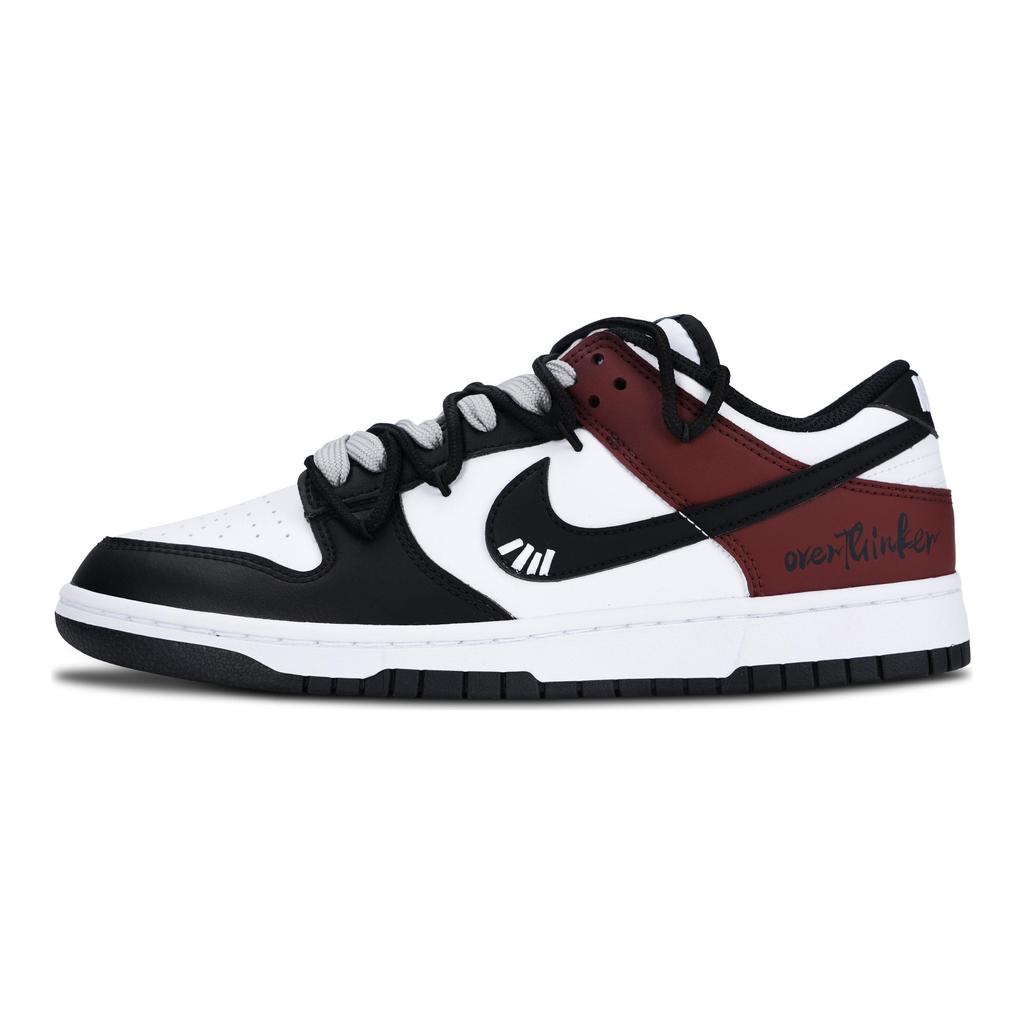 Nike Dunk Skateboard Shoes Unisex Low top White/Black HF5441-100(Team883-)