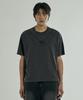 VONVAT Necklace Graphic Crop Short Sleeve Tee (Charcoal)