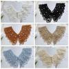Ruffled Trim Detachable Collar Floral Lace False Collar Sweet Style Fake Collar  Women's Fashion