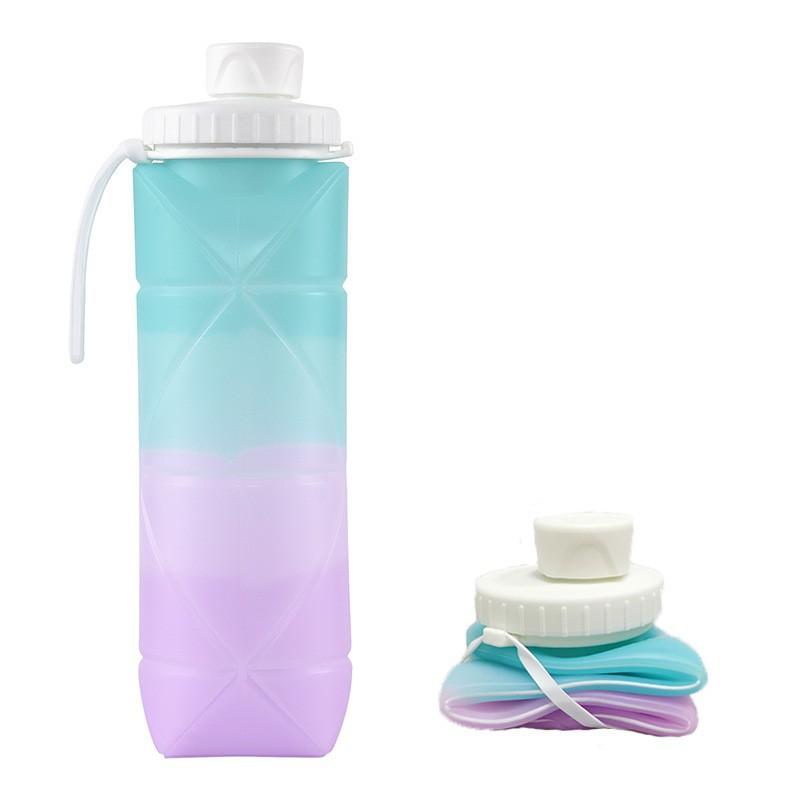Sports Kettle Edible Silicon Folding Bottle Outdoor Creative Gift Portable High Temperature Resistant Net Weight 145G