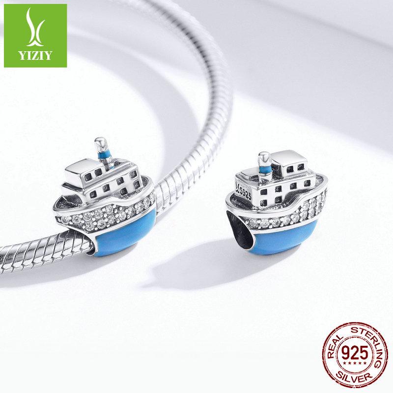 Yinziyun Ocean Series Sterling Silver Luxury Yacht Beaded Accessory SCC1379