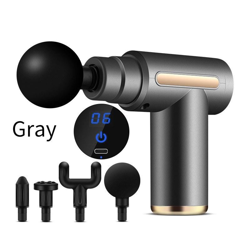 1pc Massage Gun Muscle Relaxation Massage Equipment Neck Membrane Rob Cervical Spine Massage Instrument Mini Fascia Gun Wireless