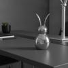Rabbit Figurine Minimalist Bunny Aluminum for Entryway