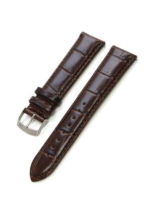 Calf Alligator Embossed Watch Band SAMBA 22mm Dark Brown with Replacement Tool X2704656032022M [Morellato] [Official Import]