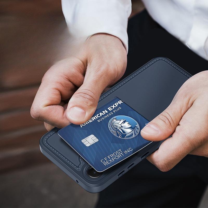 Geeignet für Samsung A55 Handyhülle A15/A33 Kartenhalter Zwei-in-Eins Handy-Schutzhülle Business Stoßfeste Rückseite