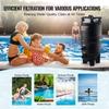 Cartridge Pool Filter, 49 Sq.m Filter Area Inground Pool Filter, Above Ground Swimming Pool Filtration Filter System with Upgrade Filter &Leak-proof,
