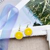 Süße Mode Früchte Wassermelone Erdbeere Anhänger Hängende Ohrringe für Damen Süße Kiwi Zitrone Orange Tropfenohrringe Mädchen Schmuck