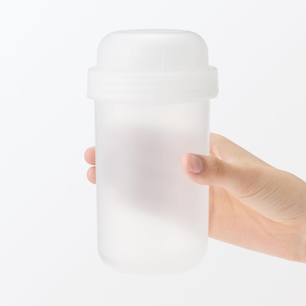 MUJI Lunch Capsule with Topping 84683862 Cup, Clear, 450mL,