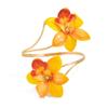 Salircon Vintage Exquisite Colorful Flower Open Arm Bangle Bracelets Women Trendy Creative Boho Gold Color Bangles Y2K Jewelry