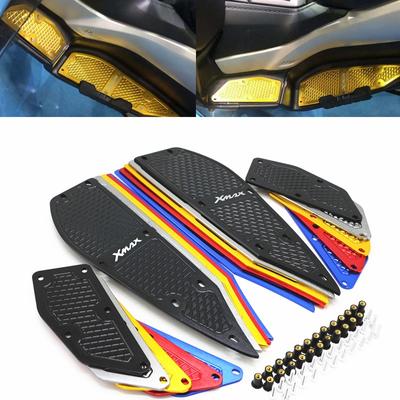 XMAX300 XMAX250 Foot Rests Footpad Kit Front and Rear Footrest for Yamaha Xmax250 Xmax300 2017- Footrest Step Foot Rest
