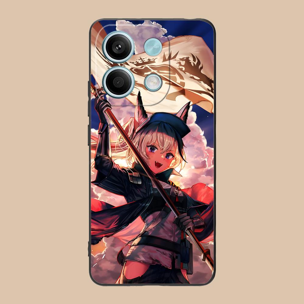 Arknights Grani Matte TPU Mobile Phone Case for Xiaomi 15 14 13 12 Mi 11 T Ultra Lite Pro S X 5G Colorful Printing Cover
