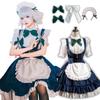 Milky Time Izayoi Sakuya Cosplay Costume, Women's Halloween Maid Short Sleeve Izayoi (M)