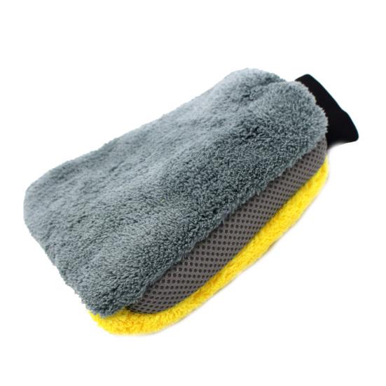 

1шт многоразовые мягкие автомобильные мойки из микрофибры, перчатки для чистки автомобиля, инструмент Coral Velvet синий