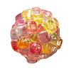 Colorful Bead Stress Ball Toy Anxiety Relief Squeeze Ball Sensory Toy Kids Teens Adults Portable Soft TPR Ball Pinch Fidget Toy