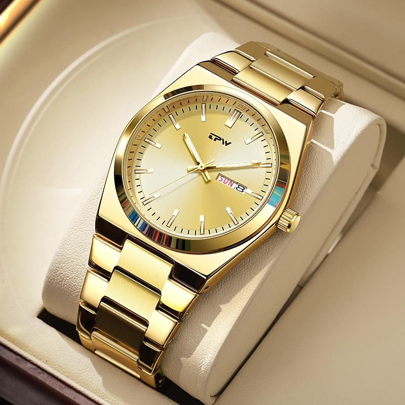 TPW Top Brand Men's Quartz Watches Original Design Fashion Man's Wristwatches Best Gifts Clock for Husband,Family,Friend