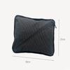 Multifunctional 2-in-1 Pillow Storage Pouch Grid Design Makeup Organizer for Outdoor Camping Car Headrest