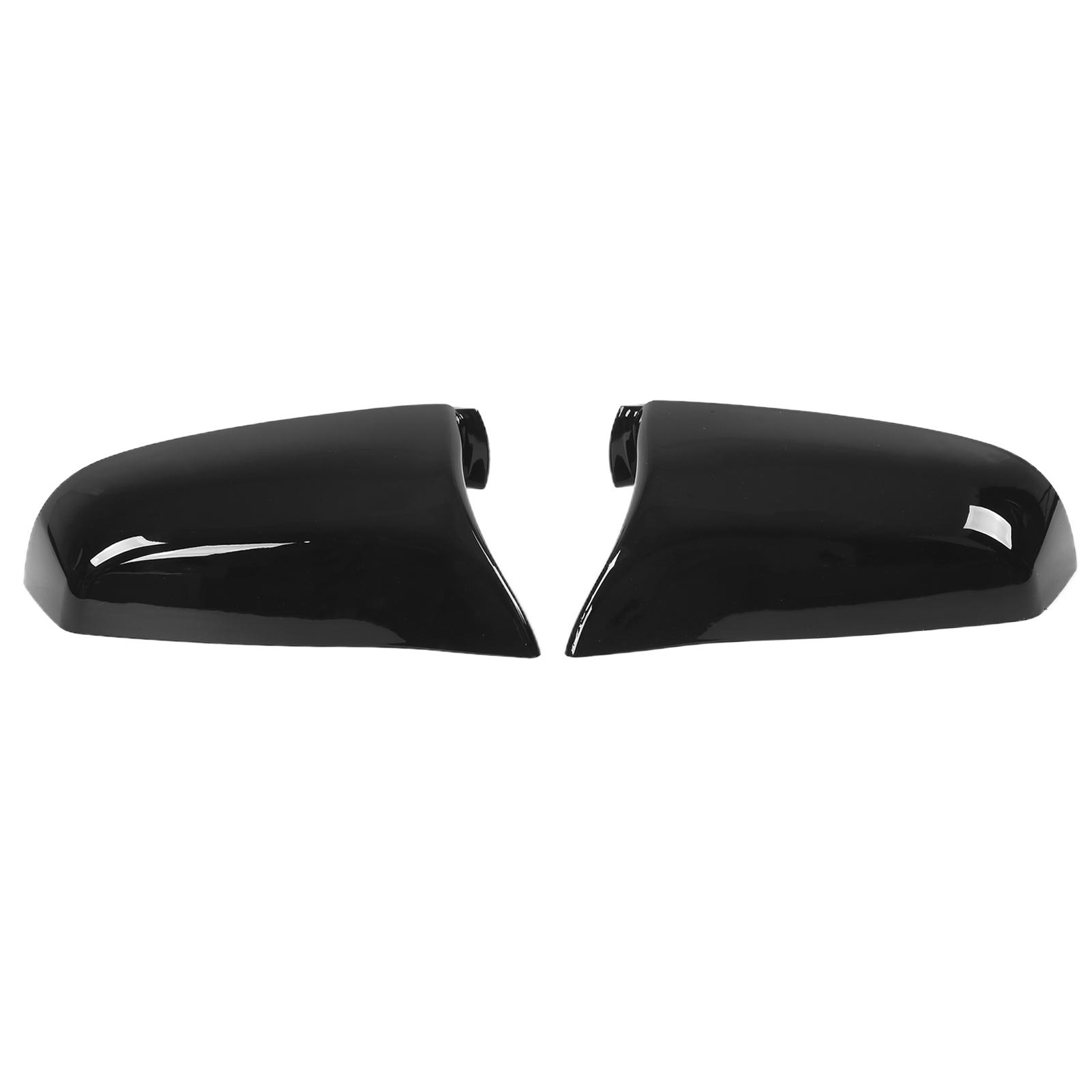 

2 шт. Крышка зеркала боковой двери левая правая 51167187431 Замена для E60 E61 F10 F11 F01 F02 чёрный