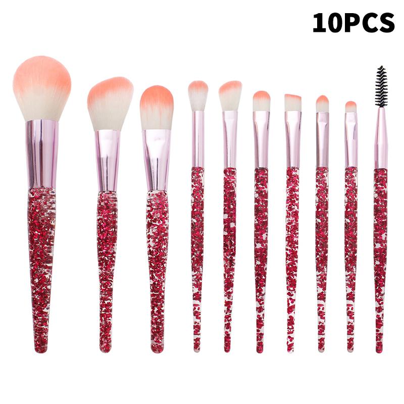 8/10 Stück Make-up Pinselset Professionell Superweich Detailpinsel Rougepinsel Foundation Concealer Lidschattenpinsel Beauty-Tools