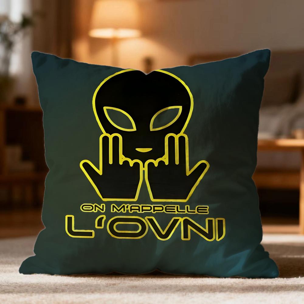 Hot J-JJuL Cushion Cover Soft Washable Pillow Case Multi-Scene for Couch Bed Travel Office Use