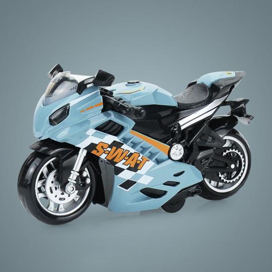 Children Motorcycle Toy Great Detail Lighting Sound Effects Inertial High Simulation