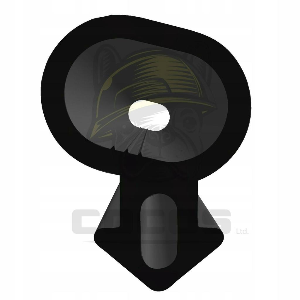 Seal for PVC windows S-232 PANORAMA BLACK 1m