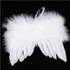 US 1/10PCS Angel White Feather Wing Christmas Tree Decor Hanging Ornament Wedding High Quality