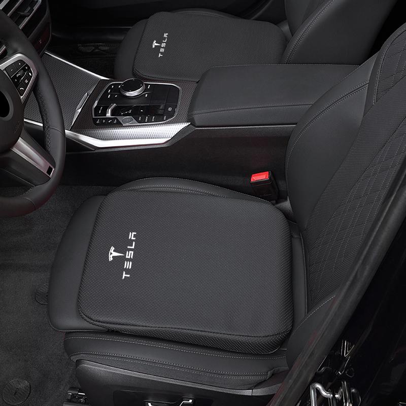 Autositz Weiche Matten Leder Memory-Baumwollkern Polster für Tesla Model-Y Model-3 Model-X Model-S Cybertruck Roadster SpaceX
