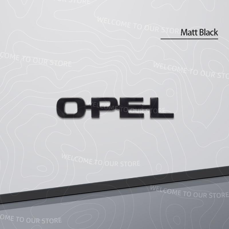 Zinklegierung Für OPEL ASTRA Logo Meriva Insignia Mokka Rocks Zafira Vectra Kofferraum 3D Metall Emblem Heckkarosserie Abzeichen Aufkleber