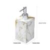 Shower Soap Dispenser Marble Texture Soap Dispenser Hand Soap Dispenser Bottle with Pump Hand Wash Dispenser for Kitchen