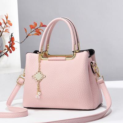 New Luxury Solid Color Handbag Female Messenger Tote Bags Quality PU Leather Women Crossbody Shoulder Bags