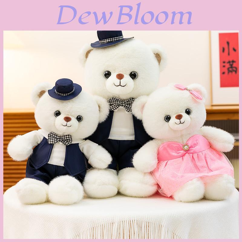 Teddybär Hochzeits-Plüschtier Mit PP-Baumwolle Als Geschenk Für Paare Und Heimdekoration