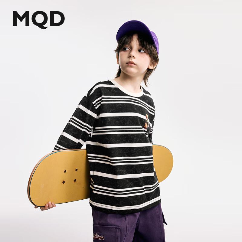 MQD Boys  Striped Long Sleeve T-Shirt 110cm