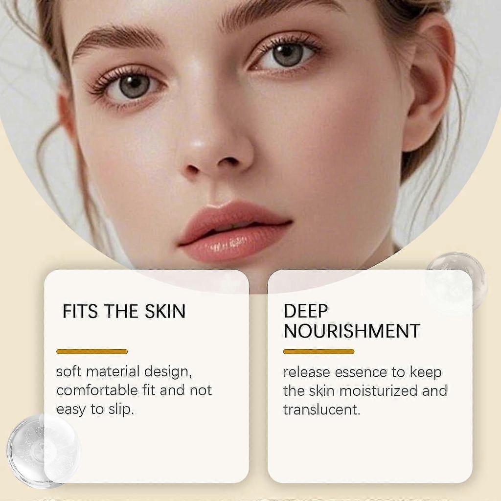 Water Soluble Eye & Forehead Patches - Hydrating, Firming & Brightening Anti-Aging Skincare with Collagen & Glutathione for Smooth, Youthful Skin